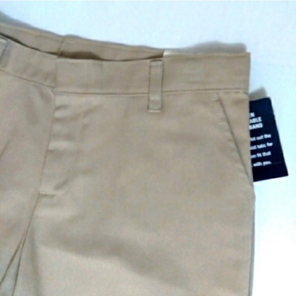 NWT**  K-12 Gear Girls Khaki Uniform Pants - Picture 4 of 8